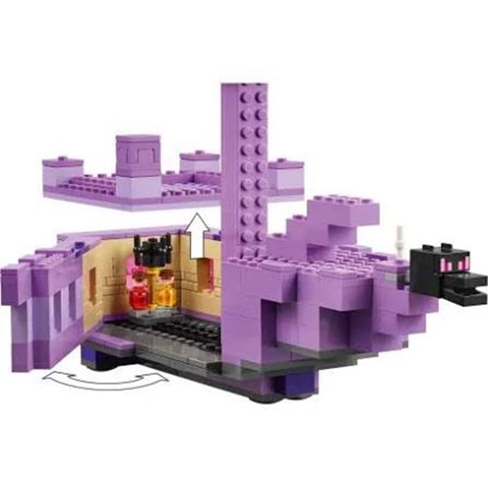 LEGO 21264 Minecraft EnderEjderhası ve End Gemisi 657parça +8 yaş