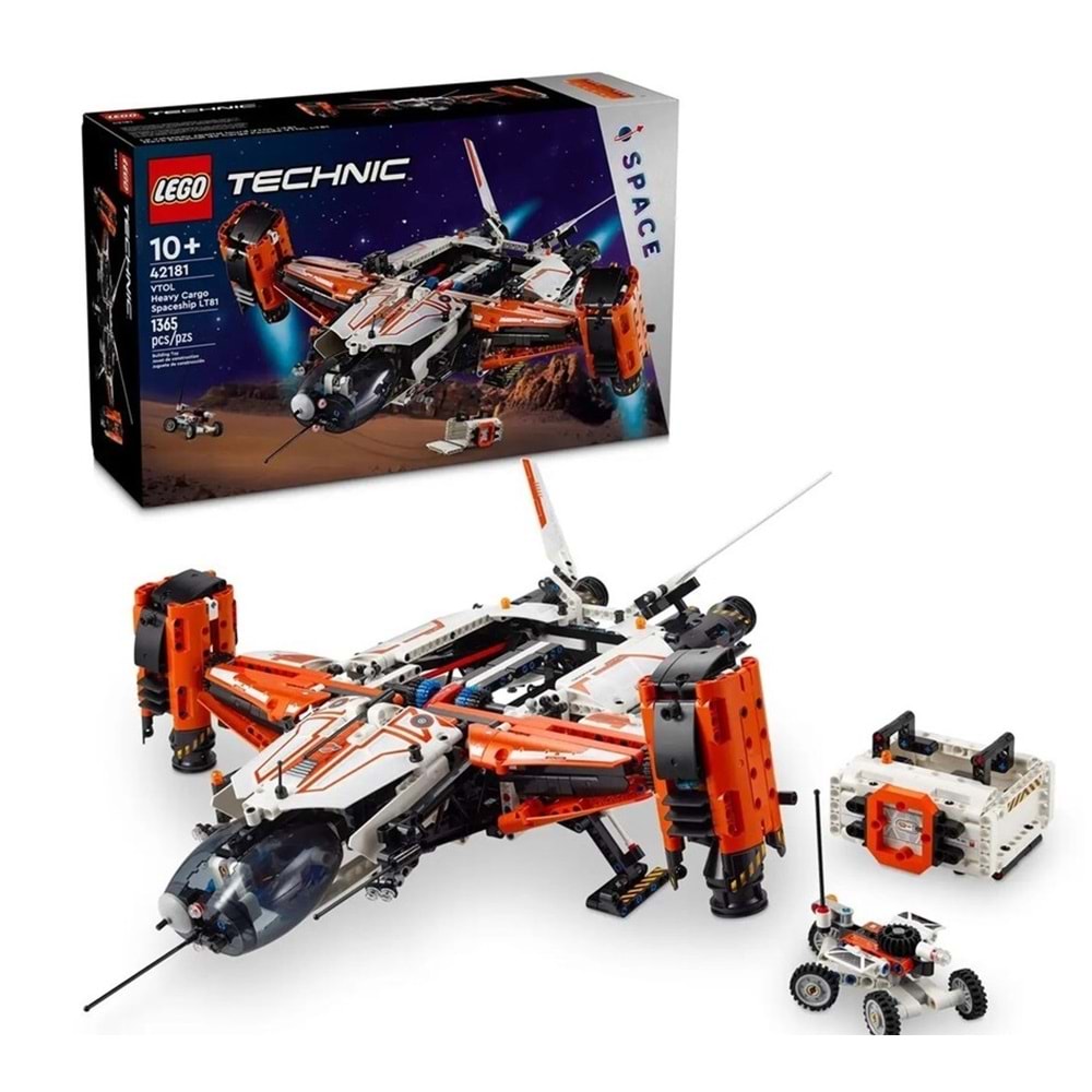LEGO 42181 Technic VTOL AğırKargo Uzay Gemisi LT81 1365parça +10 yaş