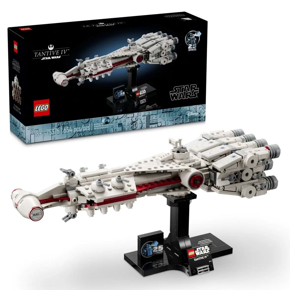 LEGO 75376 StarWars Tantive V654 parça+18yaş