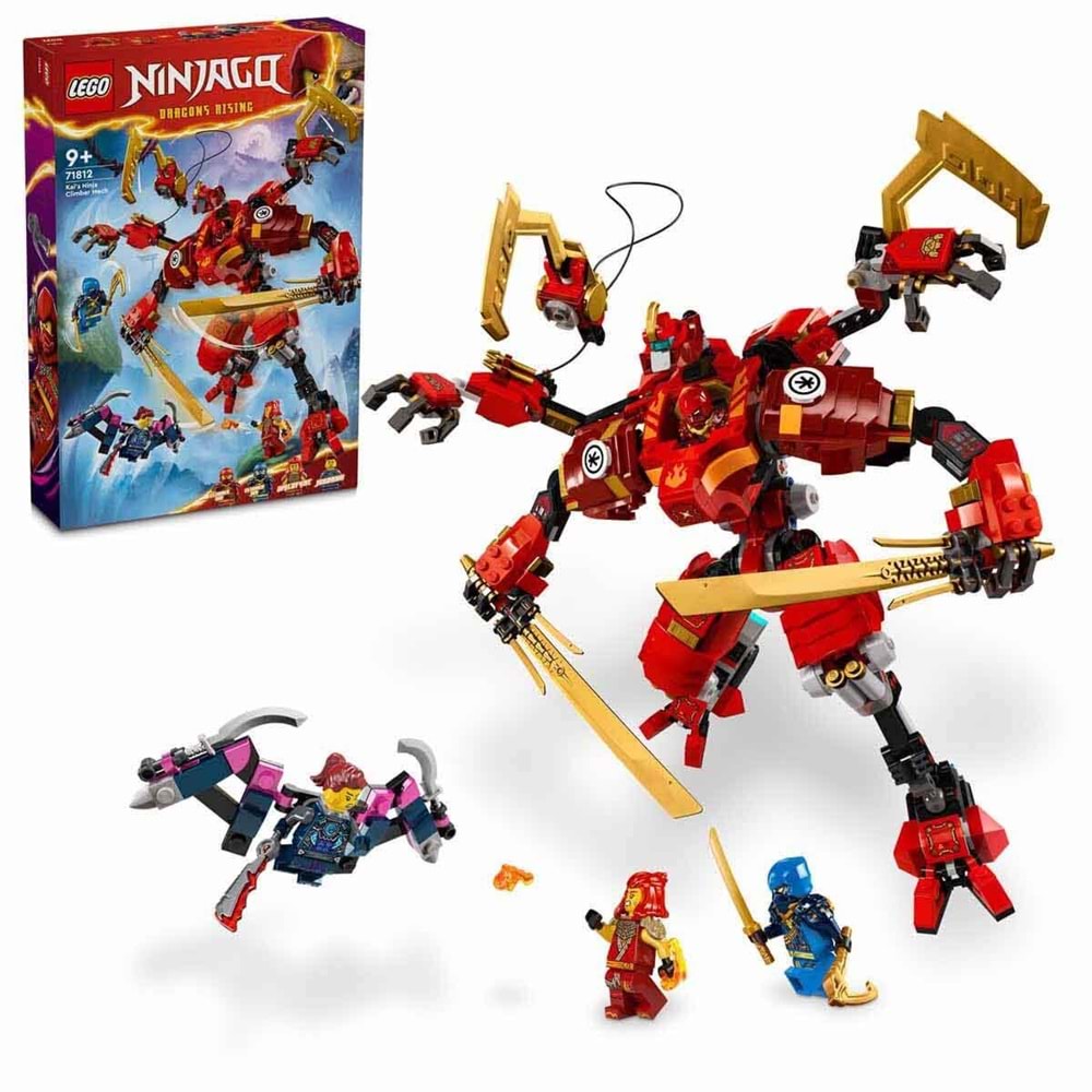 LEGO 71812 Ninjago Kainin NinjaTırmanma Robotu 623 parça+9yaş