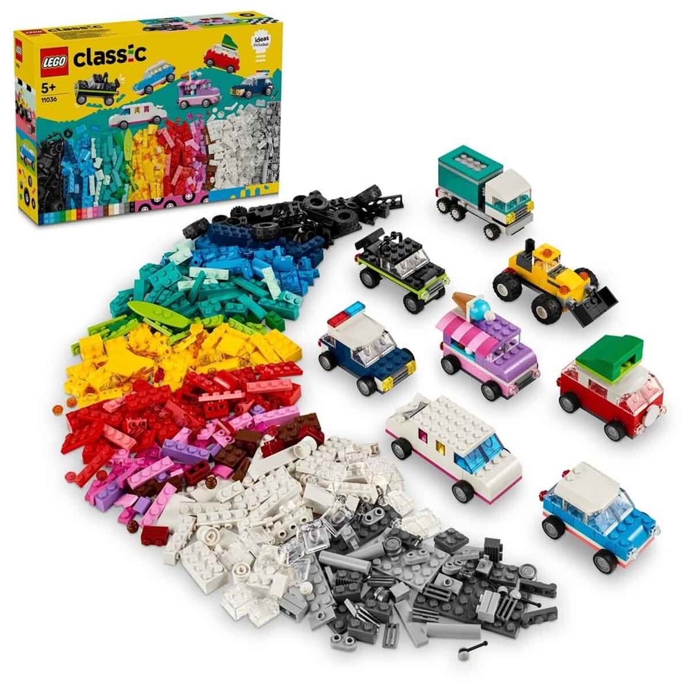 LEGO 11036 Classic Yaratıcı Araçlar 900 parça +5 ya