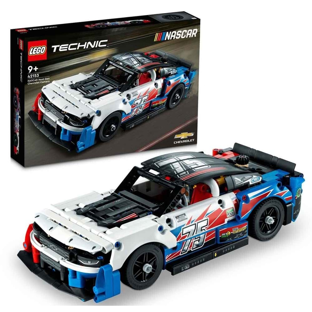 LEGO 42153 Technic­NASCAR Yeni Nesil Chevrolet Camaro 672 parça+9yaş