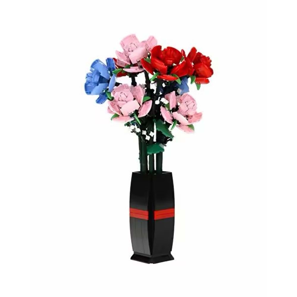 MEGA BIG0V013 BLOK ÇİÇEK 757 PARÇA (GÜL)