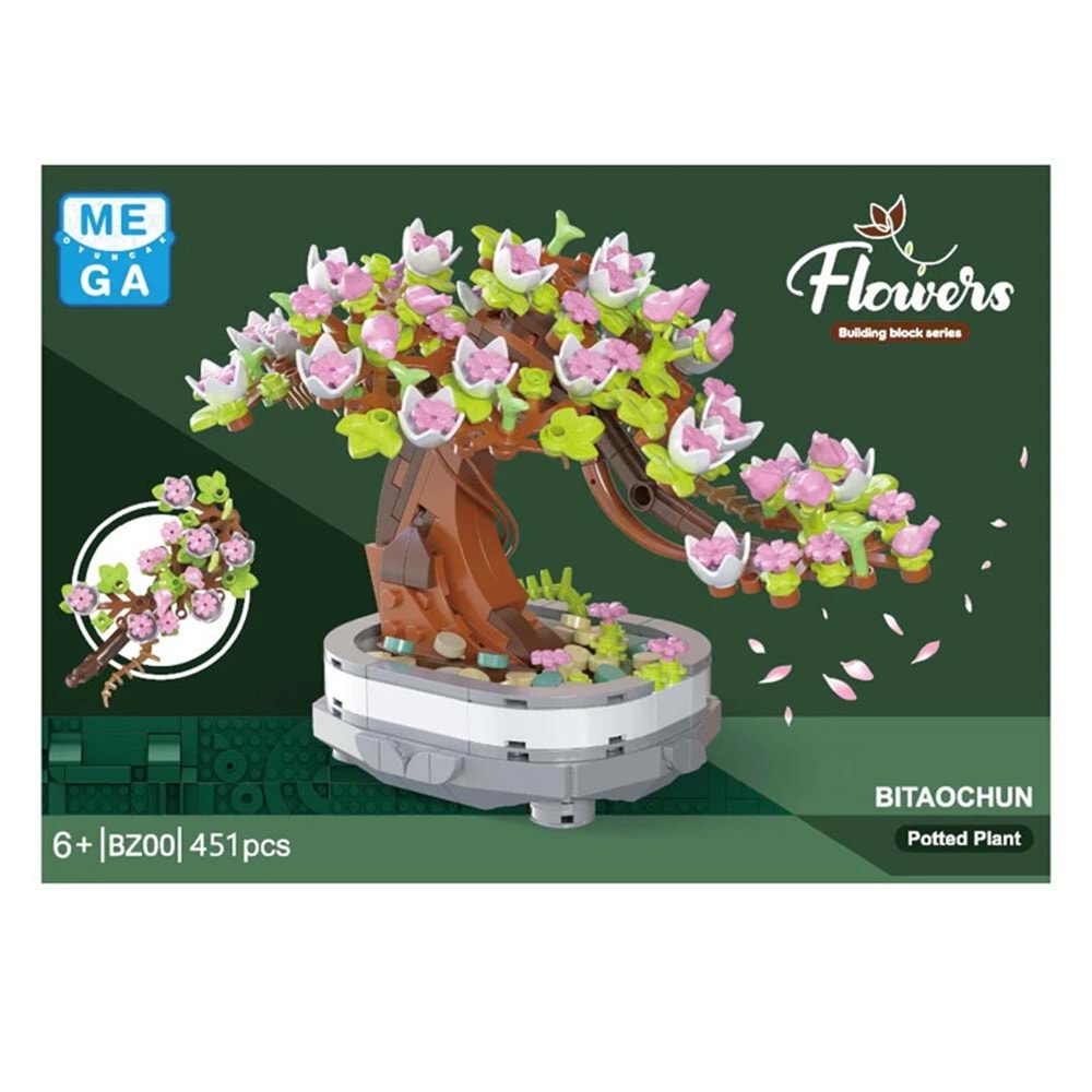 MEGA BIG0BZ00 BLOK ÇİÇEK 451 PARÇA