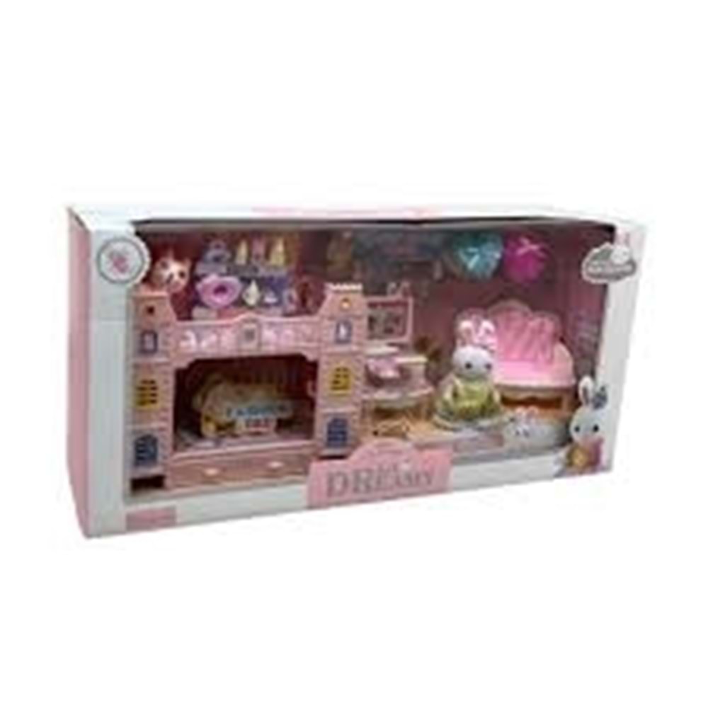 MEGA BIG06678 BAY DREAMY MİNİ TAVŞANEĞLENCELİ RANZA SETİ