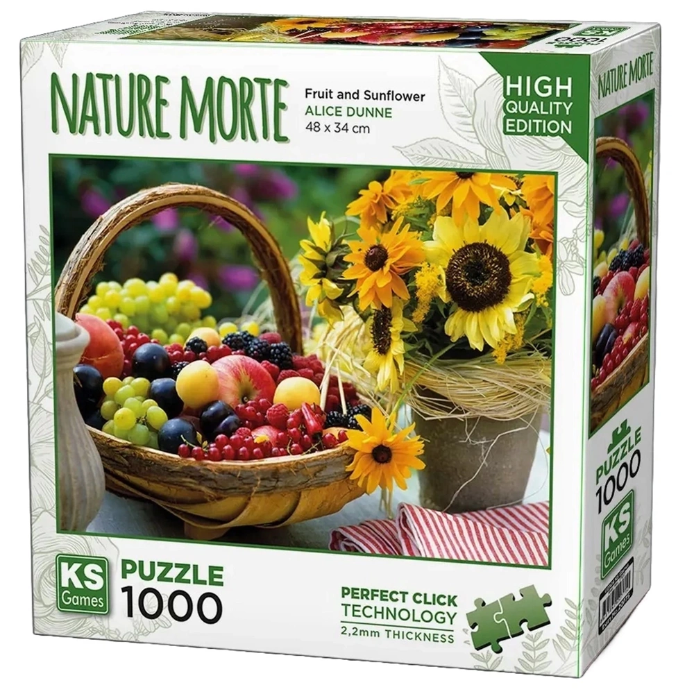 KS 20775 1000 PRÇ Fruit and Sunflower 48X68