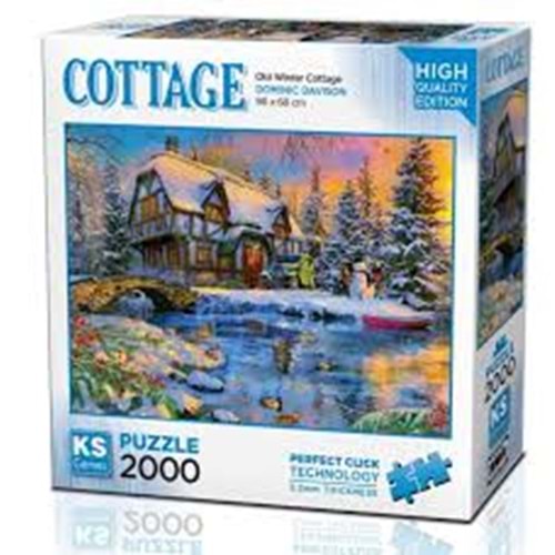 KS 22526 2000 PÇS Old Winter Cottage 68X96