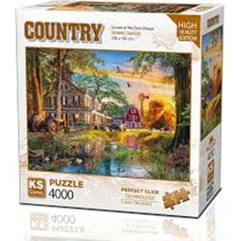 KS 23505 4000 PÇS Sunset At The Farm House 136X96