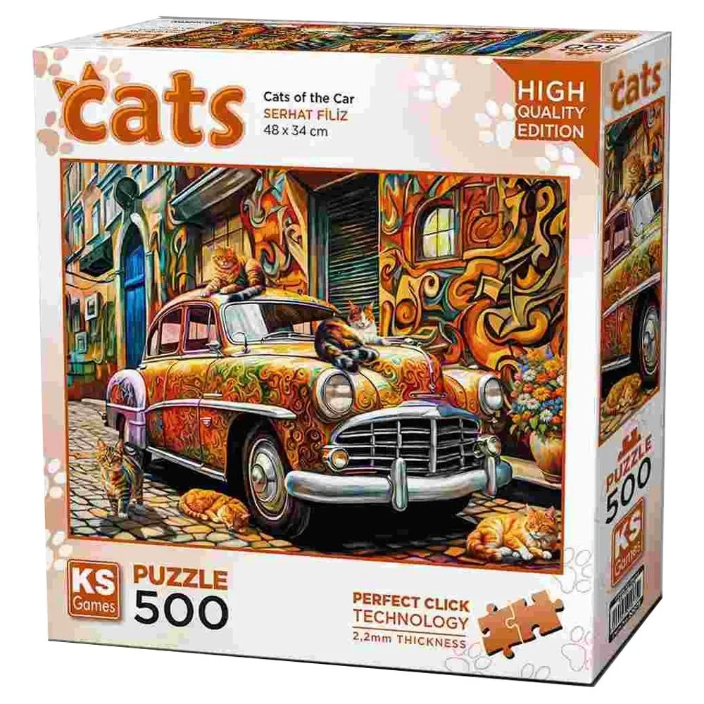 KS 20073 500 pçs Cats Of The Car