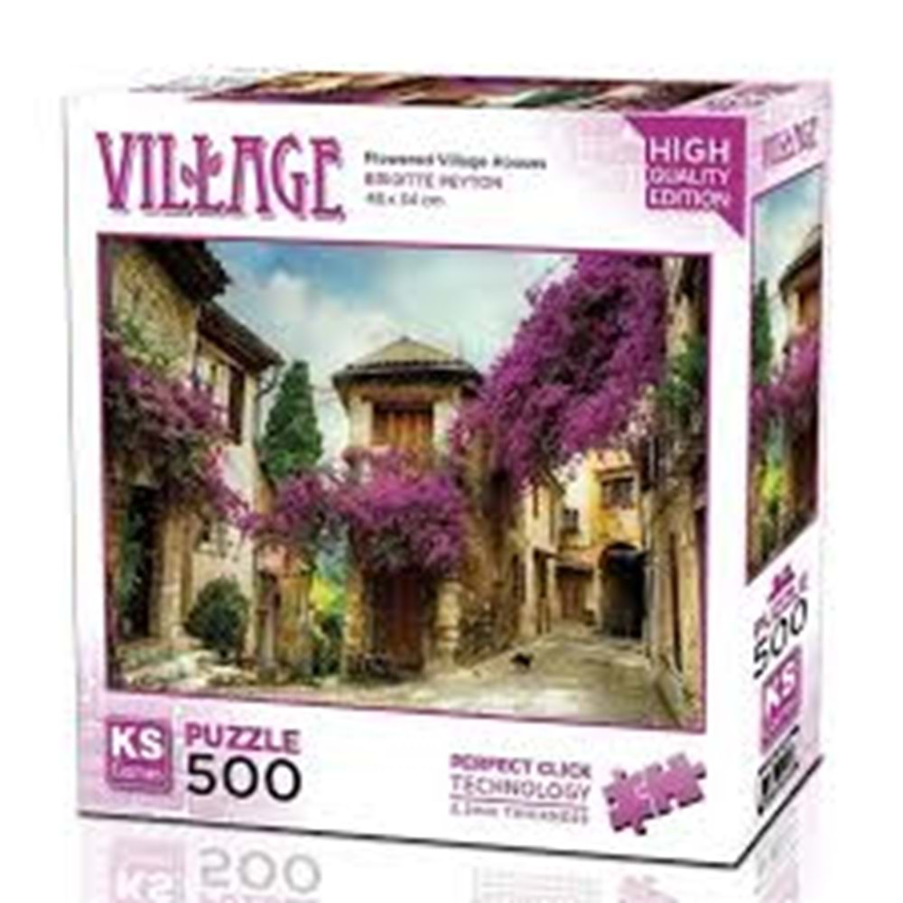 KS 20062 500 PÇS Flowered Village