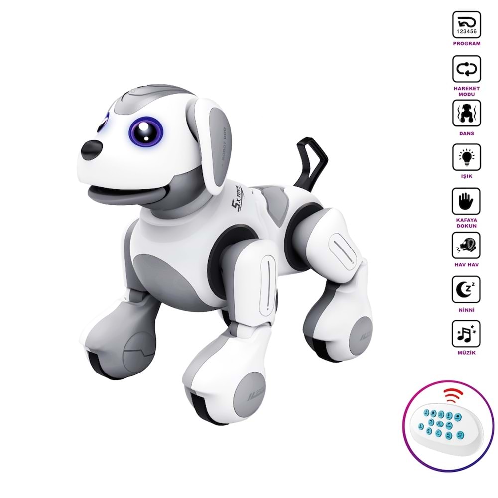 VARDEM G52 UK SARJLI INTERAKTIF AKILLI ROBOT KOPEK