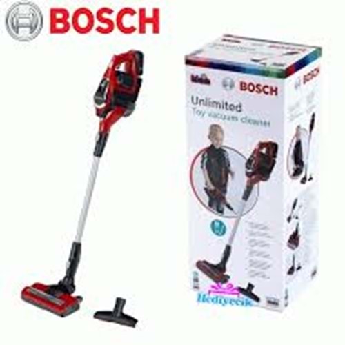 SUNMAN 6808 Bosch Sesli VeIşıklı Oyuncak Dikey Süpürge Kırmızı
