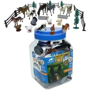 VARDEM SHD6601-2-3-4 30PCS HAYVAN SET 2VAHSI, 2CIFTK, 1DINO,1OKY.
