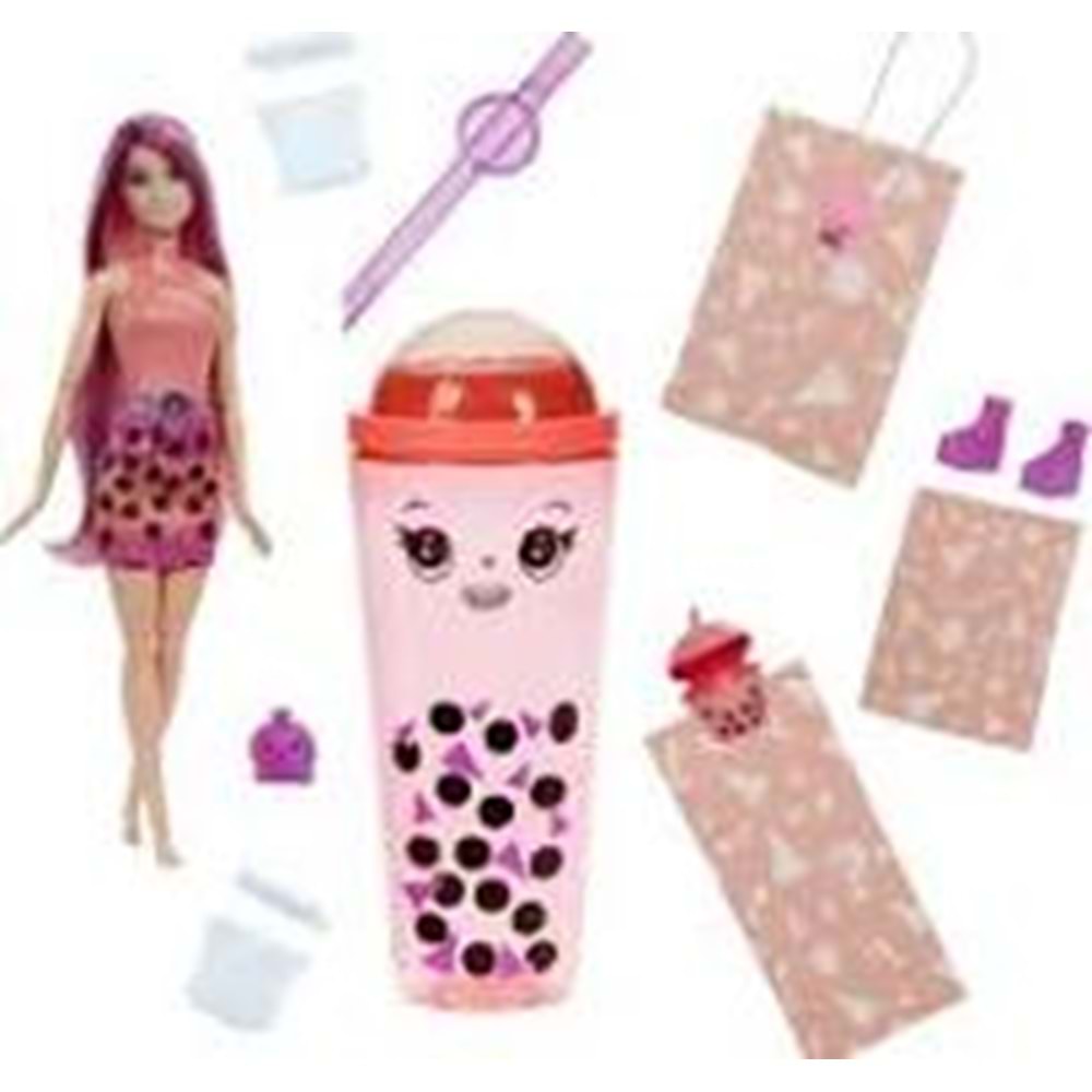 MATTEL HTJ22 Barbie POP RevealBubble Tea Serisi MangoluMochi Kokulu