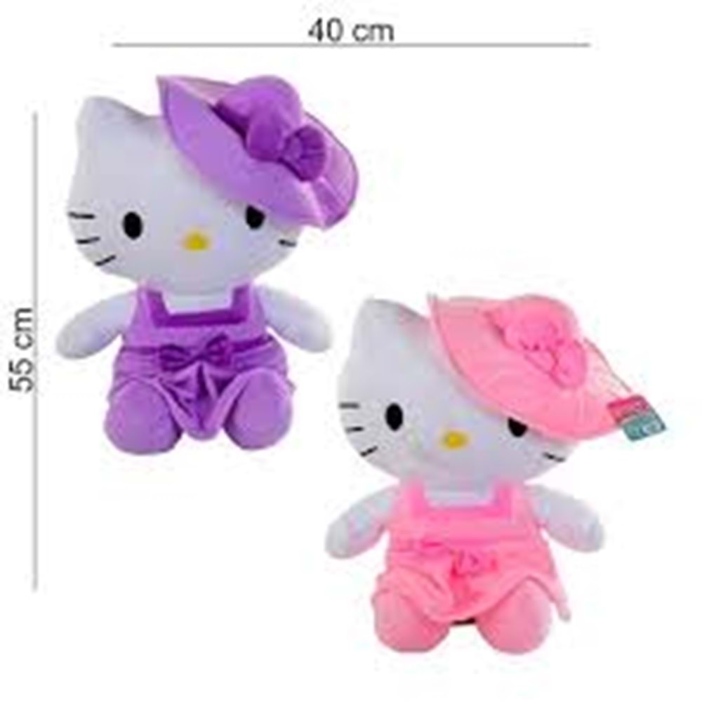 SUNMAN 2090 JHN­SK Hello Kitty Fiyonklu Peluş 50 cm MOR