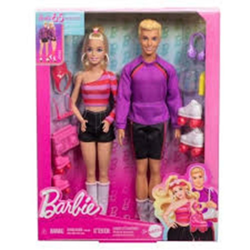 MATTEL HXK90 Barbie ve Ken 65. Yıl 2li PartiBebekler