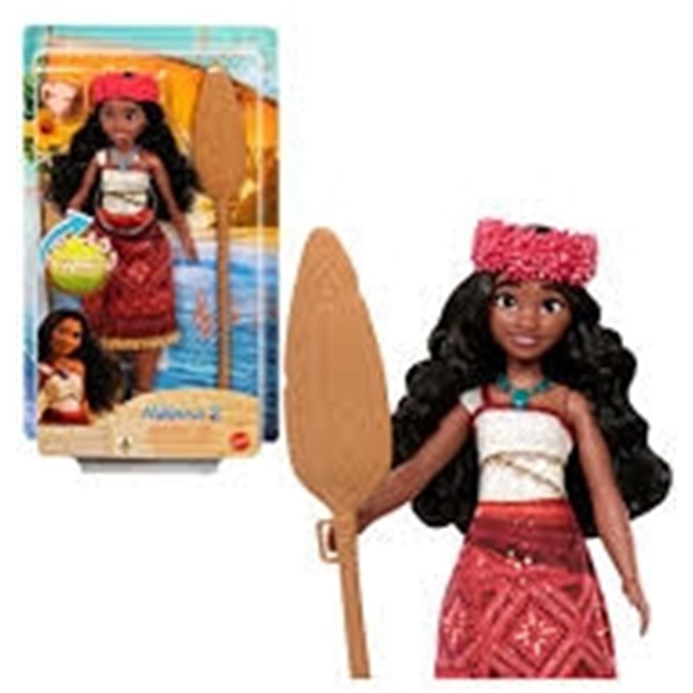 MATTEL Disney Moana 2 Şarkı Söyleyen Büyük Moana Bebek 38 Cm