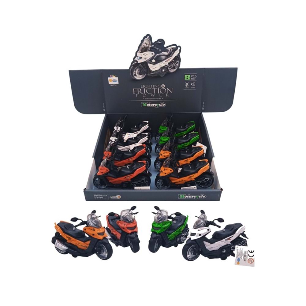 DMN 7741 SÜRTMELİ IŞIKLI MÜZİKLİ MOTOR