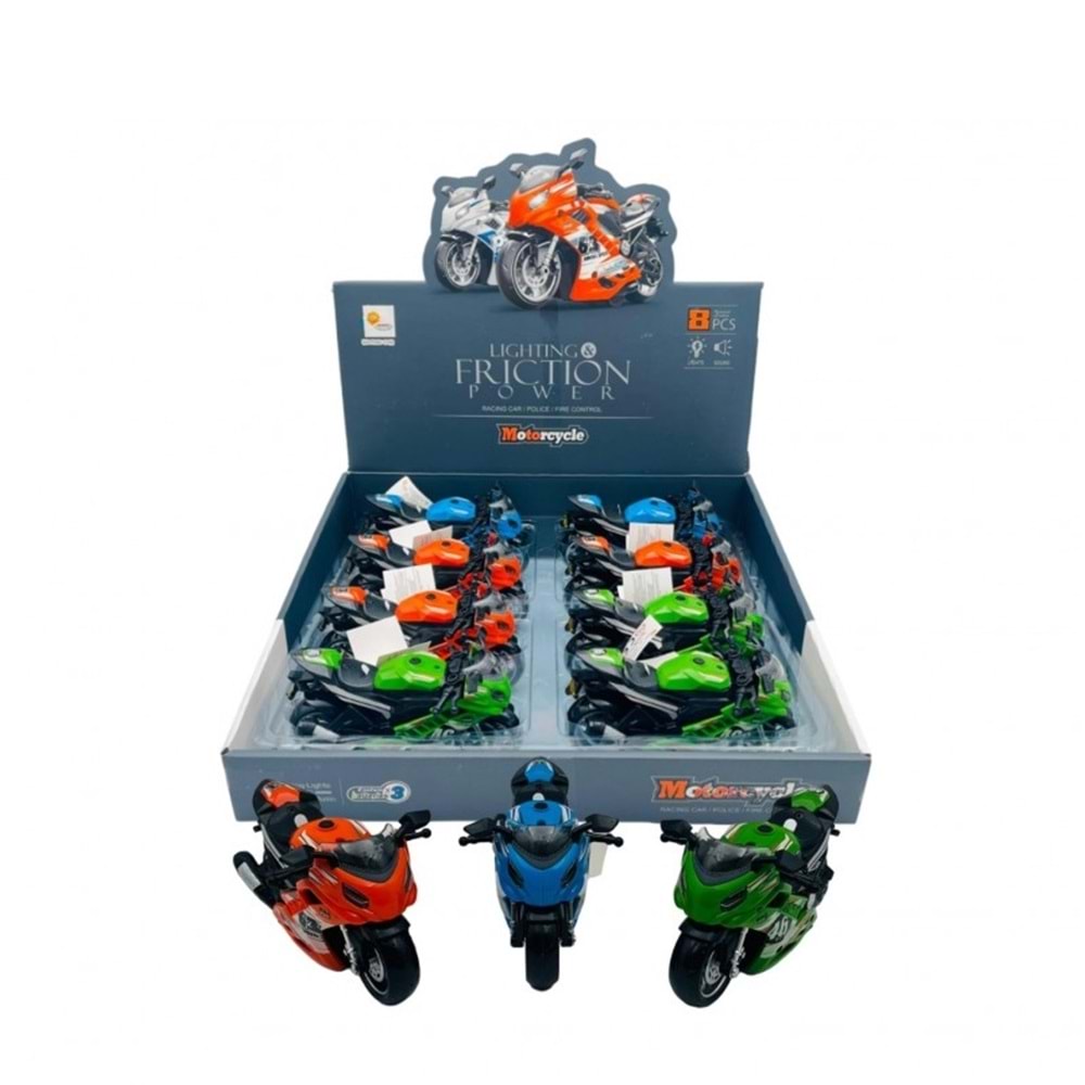 DMN 7738 SÜRTMELİ IŞIKLI SESLİ MOTOR