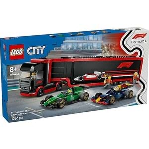 LEGO 60445 City F1 Tırı ve RB20 veAMR24 1086 parça +8 yaş
