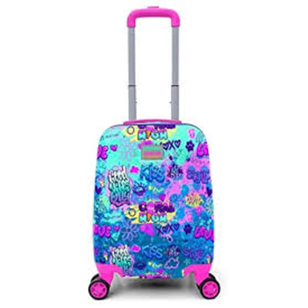 CORAL 16724 MİNİ VALİZ (DESENLİ)