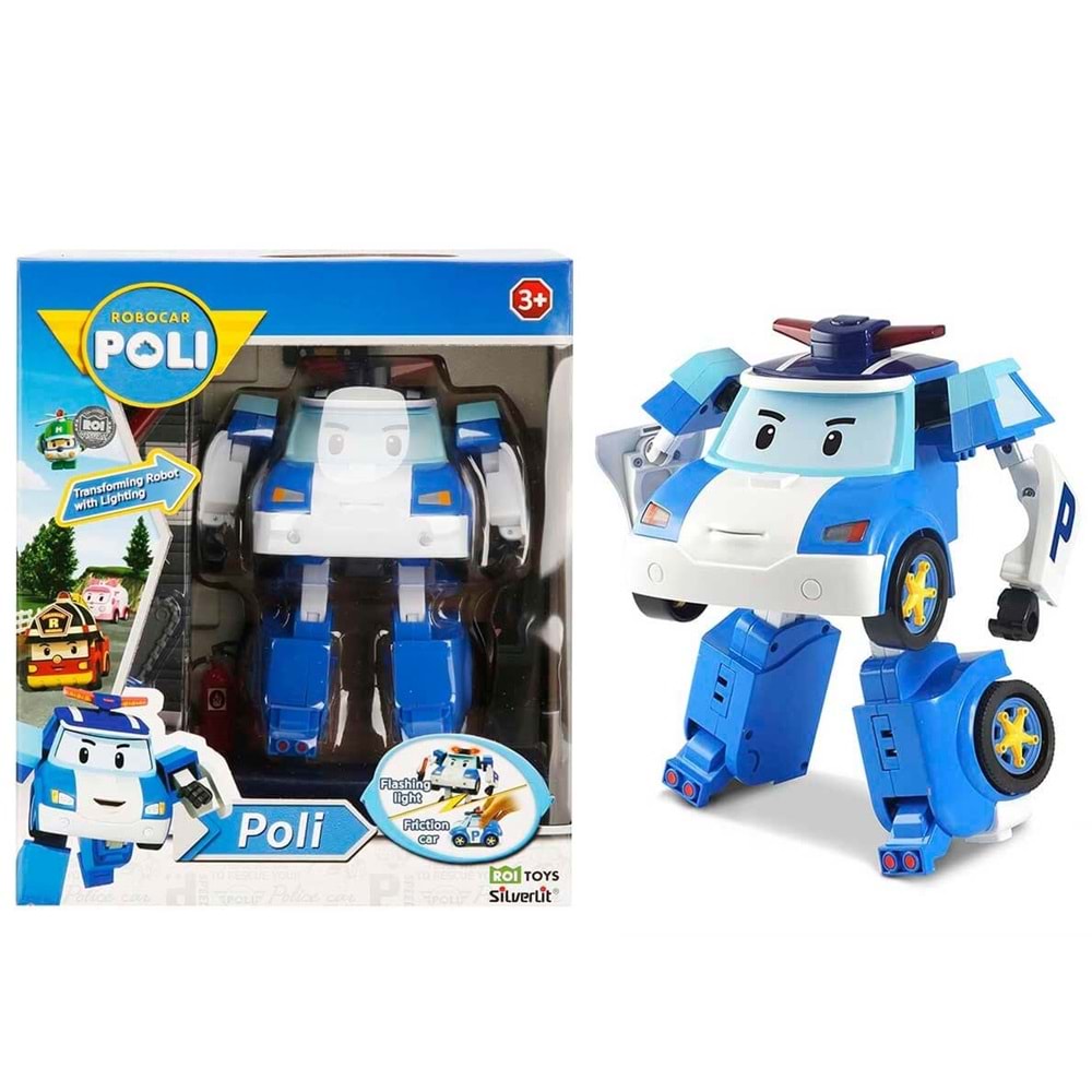 POLI MRT-0650 ROBOCAR POLİTRASFORMİNG ROBOT FİGÜRPOLI