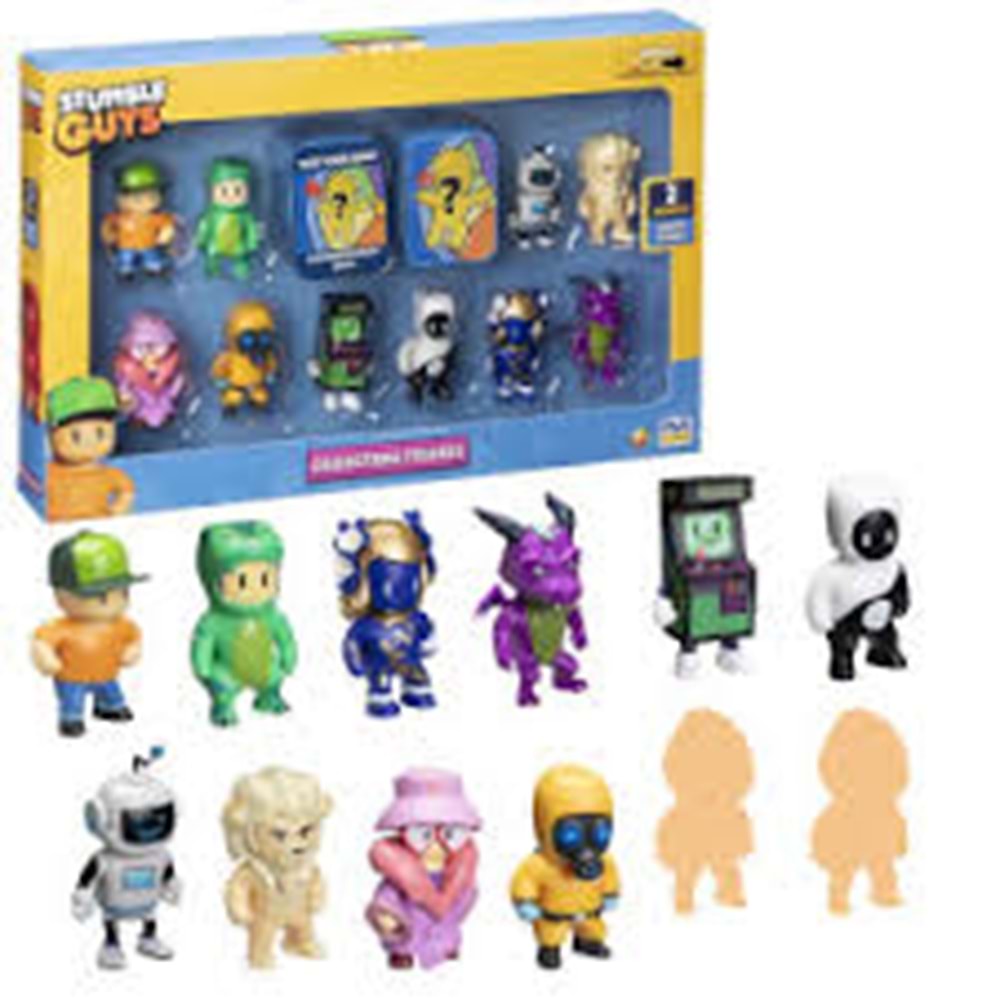 NECO PMI SG2280 STUMBLE GUYS 12LİFİGÜR DELÜKS SET ASORTİ