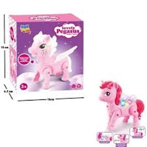 KAYYUM 2570 YÜRÜYEN PİLLİ AT - PEMBE