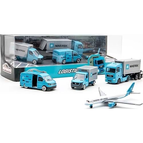 212057290 Majorette MAERSK 4 Pieces Giftpac