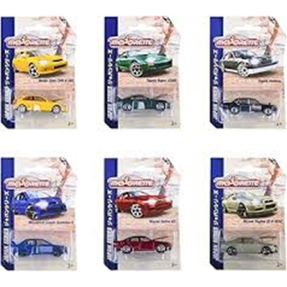 212051030 Majorette Japan Series Deluxe Cars 6-ass