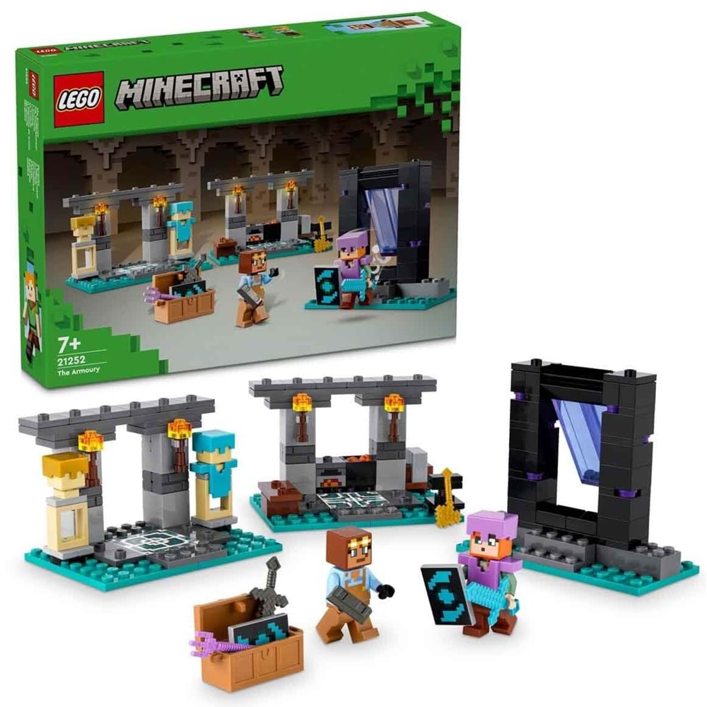 LEGO 21252 Minecraft Cephanelik 203 parça +7 yaş