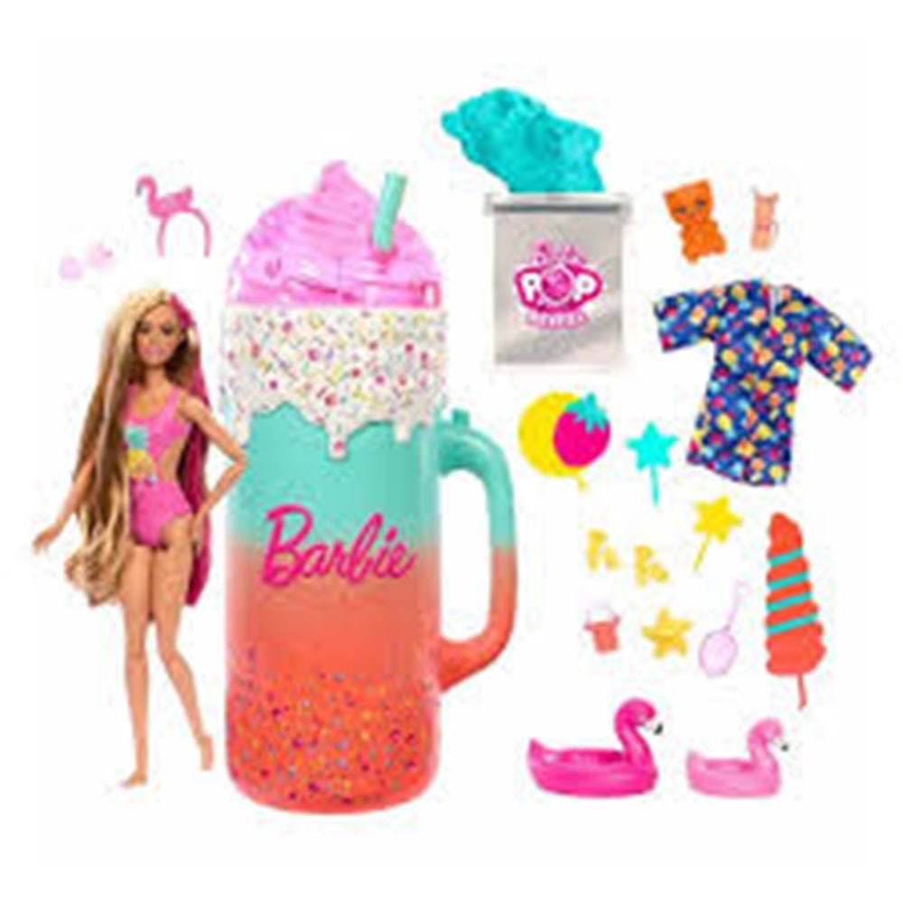 HRK57 Barbie Pop Reveal Sürprizli Bardak Oyun Seti