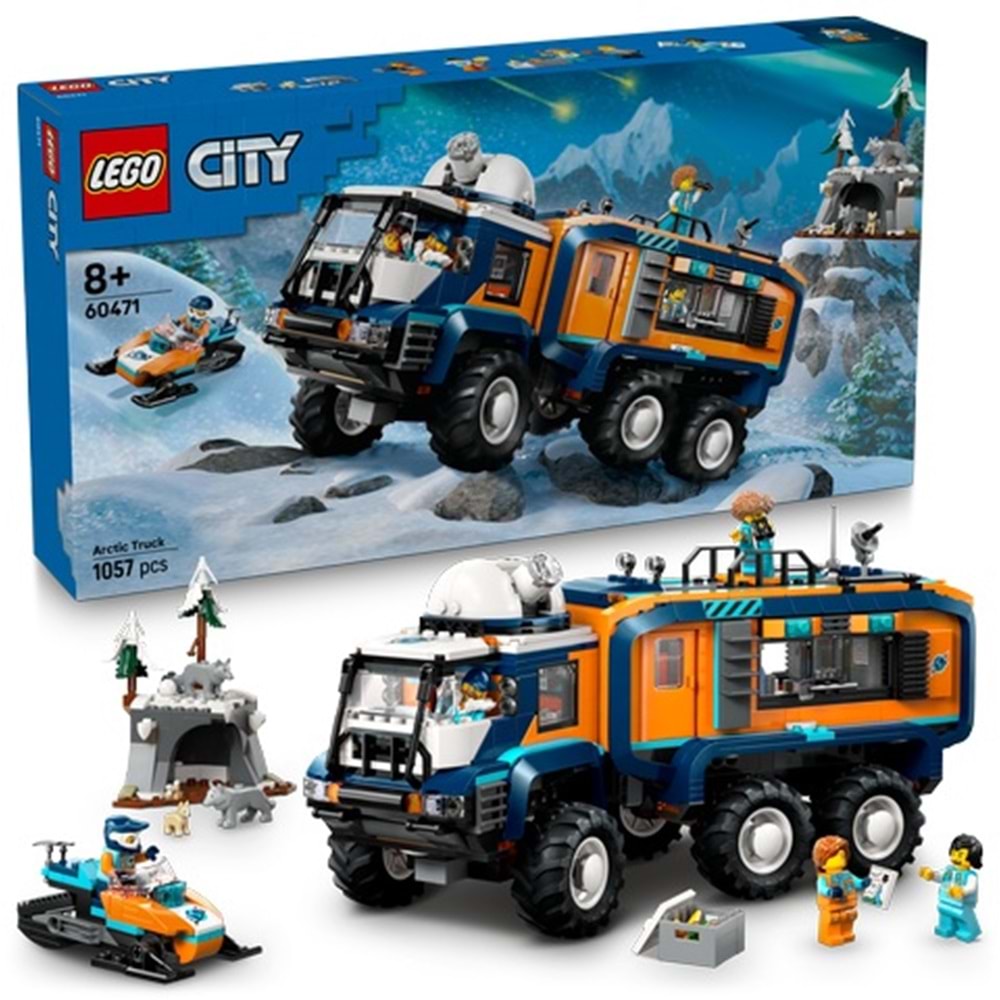 LEGO 60471 City Kutup Keşif Kamyonu 1064 parça +8