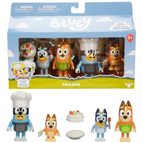 BARAN ÜMİT 21561 BLUEY 4 LÜ KÖPEK SET