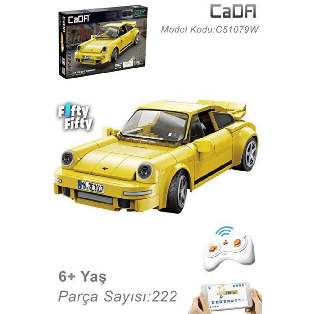 VAGON C51079W CADA Ruf Ctr 2017 MODEL BLOCK OYUNCAK 222 PARÇA