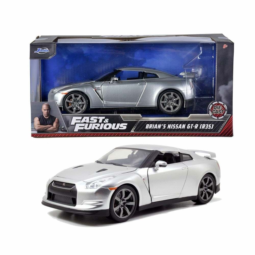SİMBA 253203082 Jada Fast & Furious 2009 Nissan GT-R 1 24