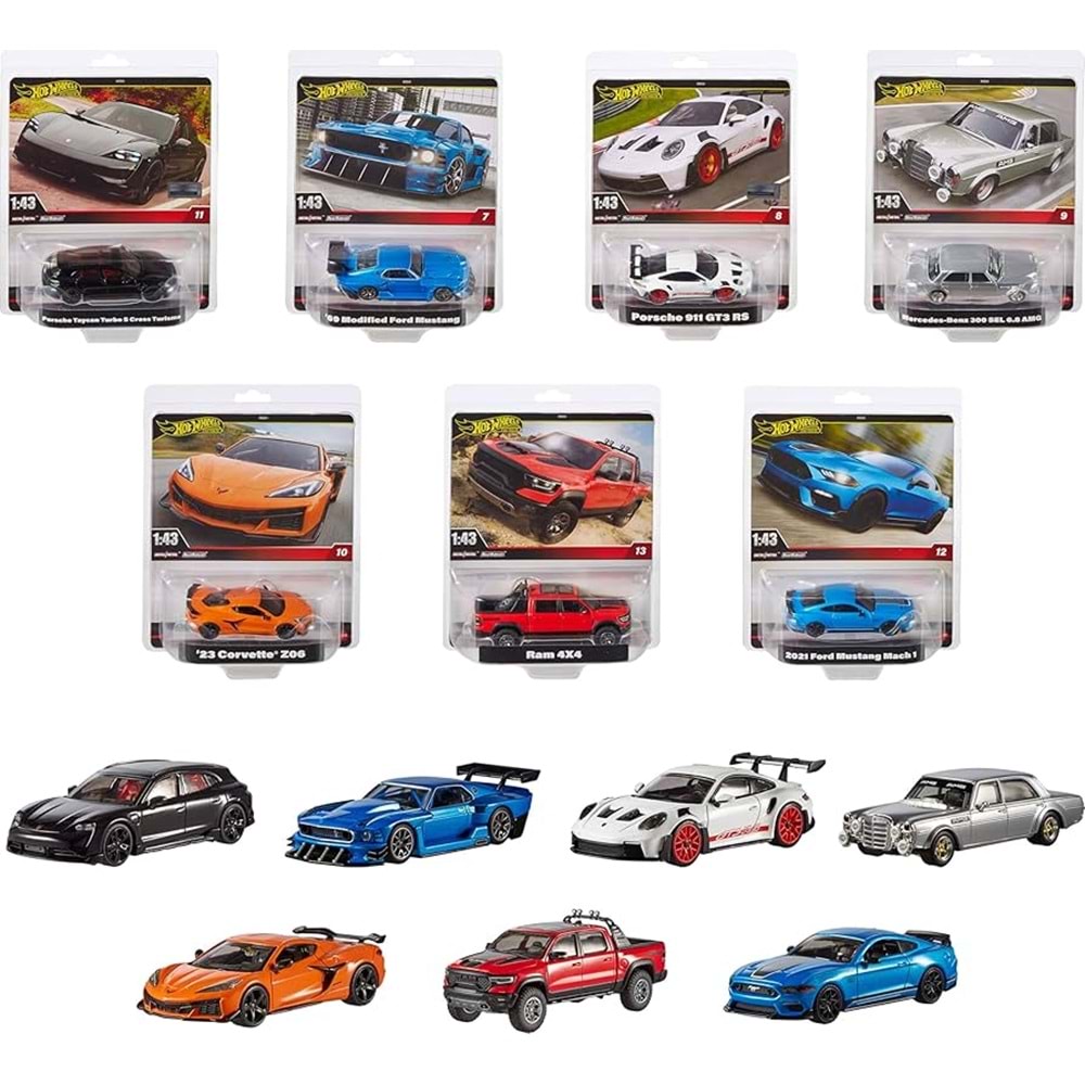 HMD41 Hot Wheels 1:43 Premium Arabalar