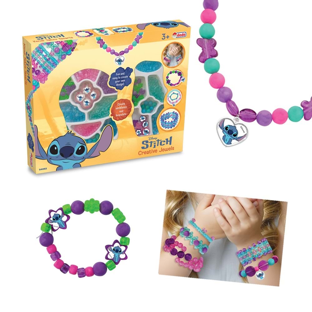 DEDE 04082 Stitch Takı Seti İkili Kutu
