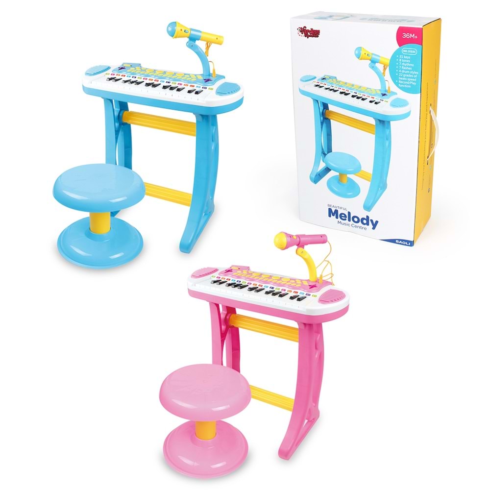 VARDEM BAO-3132C 24 TUS MINI PIYANO MP3