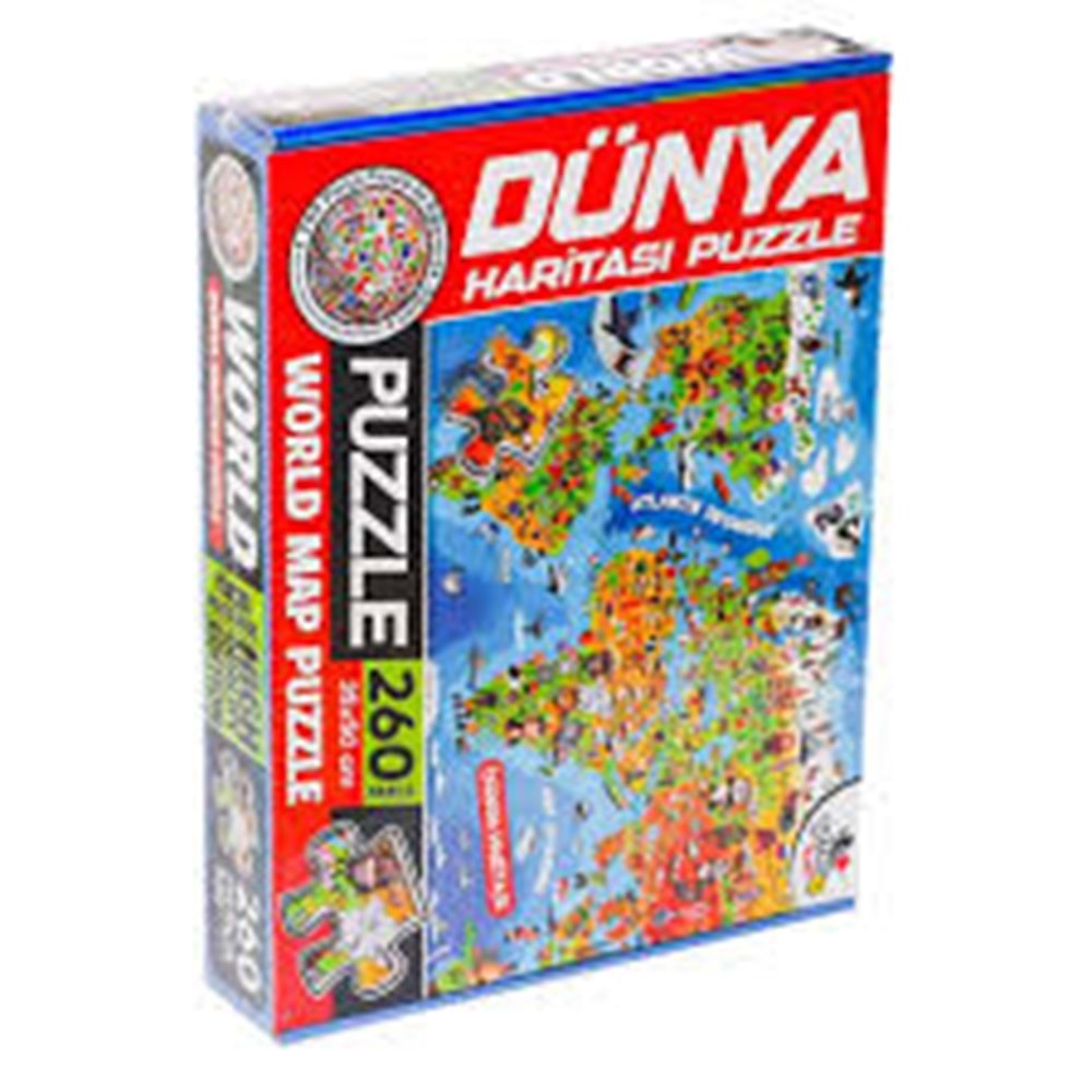 TOT-7375 DUNYA KULTUR HARITASI PUZZLE