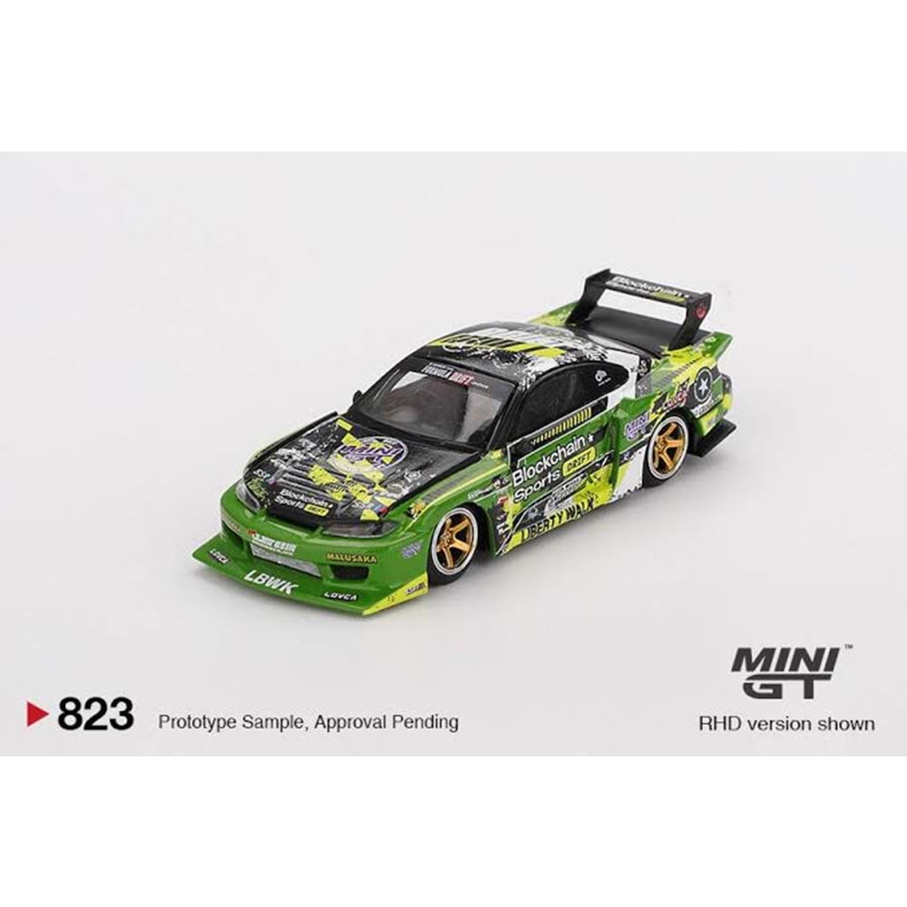 EKN MINI GT 858 (BL) NİSSAN SİLVİA (S15) LB-SUPER SİLHOUETTE