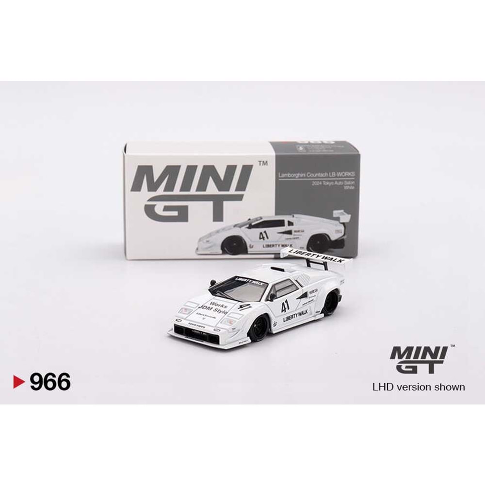 EKN MINI GT 966 (BL) LAMBORGHİNİ COUNTACH LB-WORKS