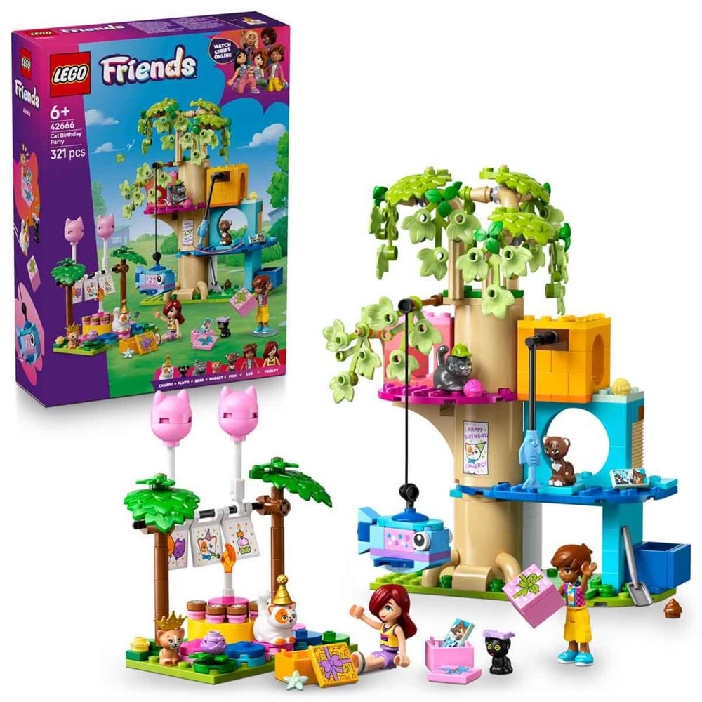LEGO 42666 Friends Kedi Doğum Günü Partisi 321 par