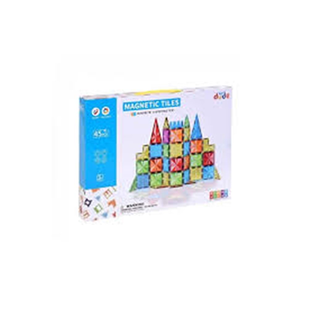 DUDE SH40763 45 PARÇA YILDIZ ELMAS RENKLİ PENCERE MAGNET BLOKLAR