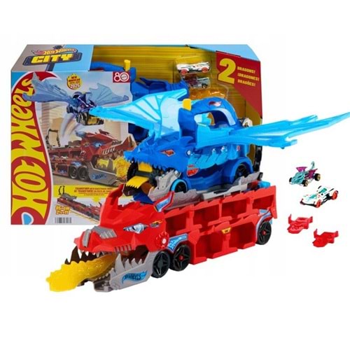 MATTEL JBM72 Hot Wheels Ultimate Dual Dragon Transporter
