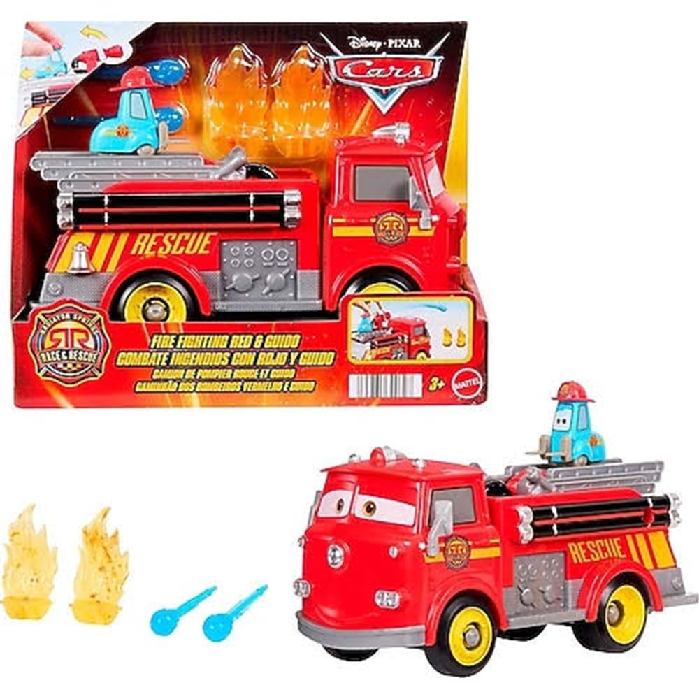 MATTEL JFL54 Cars Hero Oyun Seti İTFAİYE
