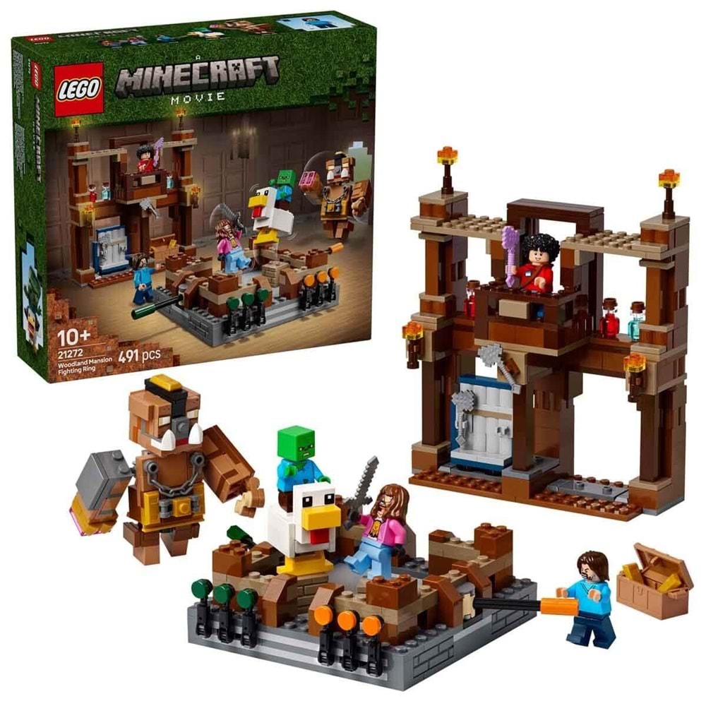 LEGO 21272 Minecraft Orman Malikanesi Dövüş Ringi