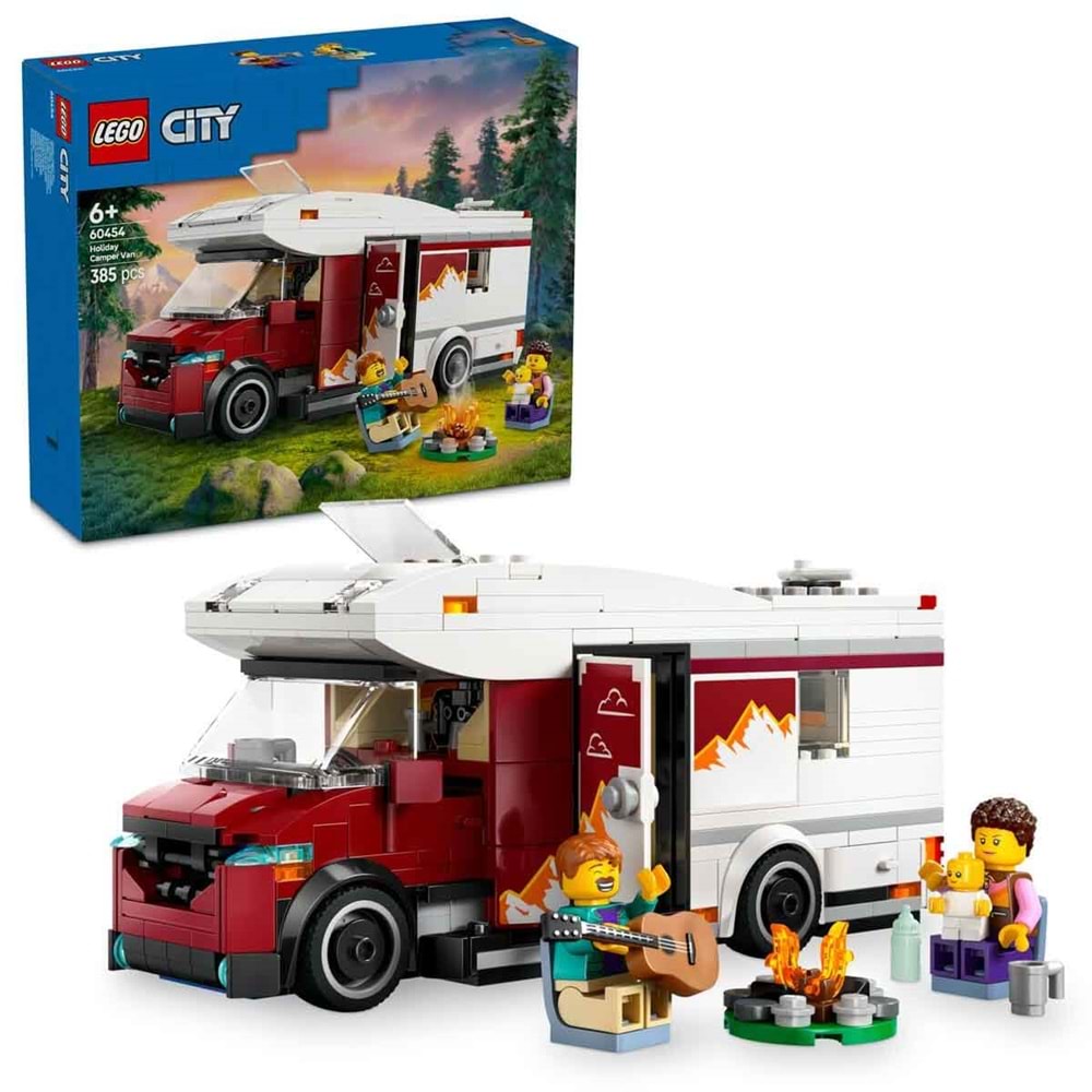 LEGO 60454 City Tatil Karavanı 385 parça +6 yaş