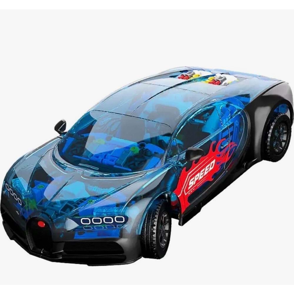 VAGON JK8808 JAKİ MEKANİK BUGATTİ MODEL ARABA 798 PARÇA