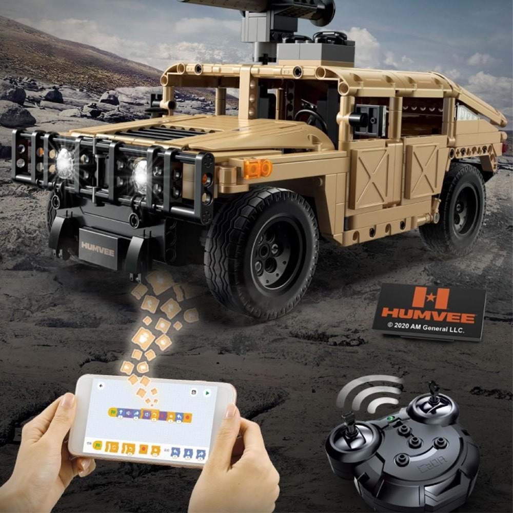 VAGON C5120W CADA HUMVEE 628 PARÇA BLOCK OYUNCAK